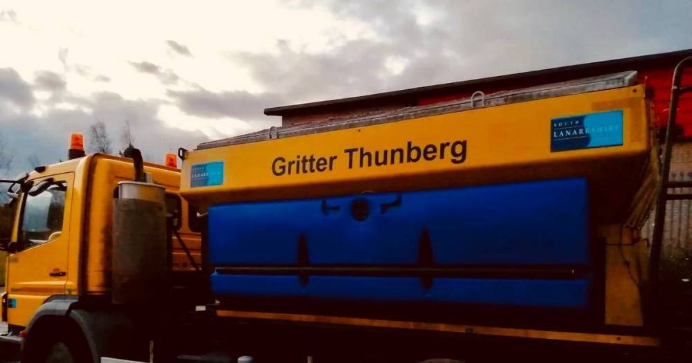 'Gritter Thunberg' tops hilarious names for new South Lanarkshire gritting fleet - www.dailyrecord.co.uk