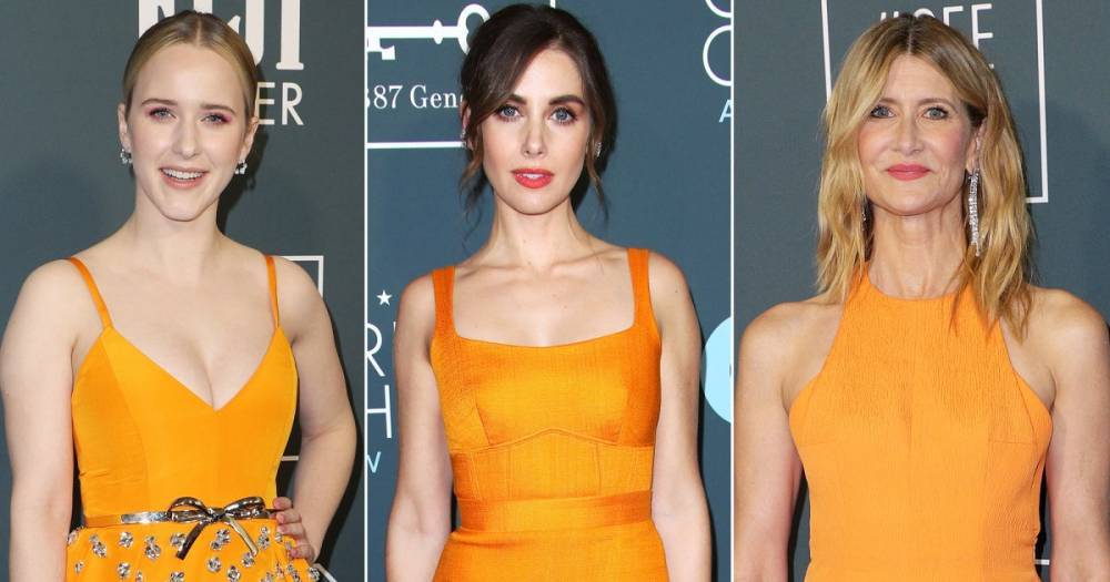 Trend Alert: Celebs Were Obsessed With Tangerine at the Critics’ Choice Awards 2020 - www.usmagazine.com
