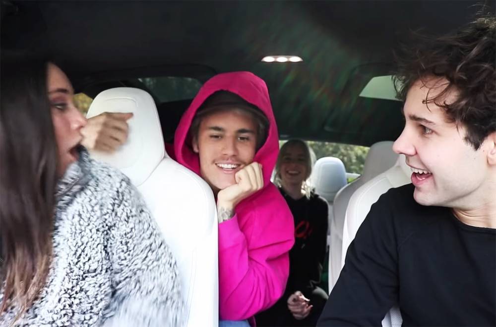 Here's What Happened When Justin Bieber Surprised Fans in David Dobrik's Car - www.billboard.com