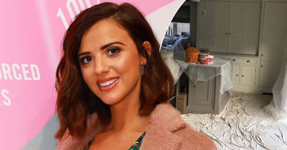 Lucy Mecklenburgh redecorates home weeks before unborn baby son's birth - www.ok.co.uk