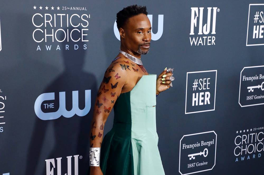 Billy Porter Breaks Down His 'Fashion Gumby Butterfly Realness' Look From the Critics' Choice Awards - www.billboard.com