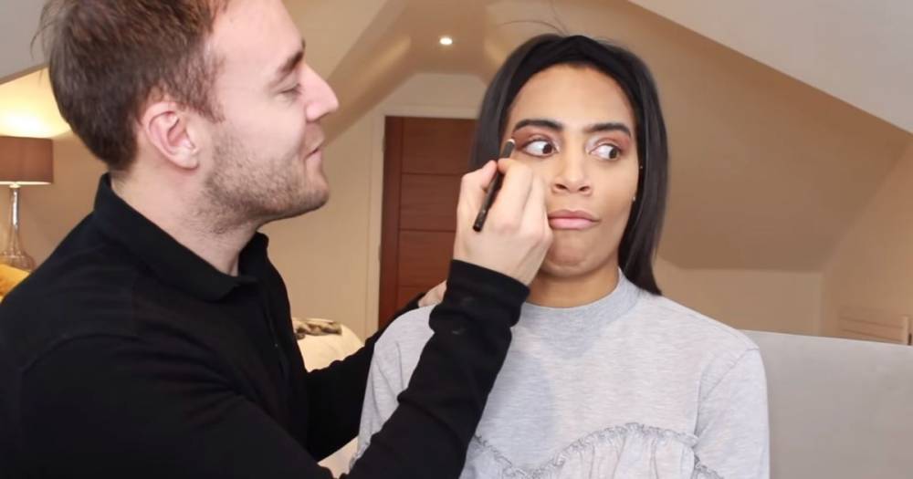 Corrie fans 'wetting themselves' as Alan Halsall attempts to do girlfriend Tisha Merry's make-up - www.manchestereveningnews.co.uk