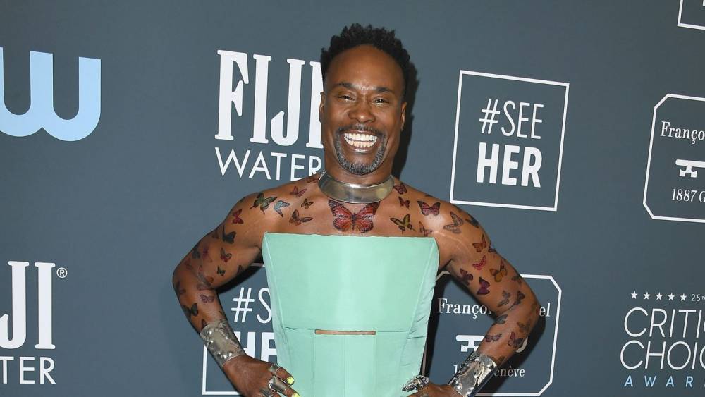Billy Porter Was A Fashion Icon In His Custom Jumpsuit And Butterfly Body Art - www.mtv.com - city Lynn