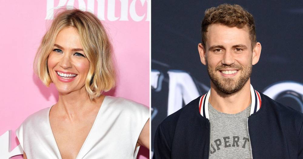 January Jones Recalls Dating Nick Viall After He Slid Into Her DMs: ‘I Squealed!’ - www.usmagazine.com