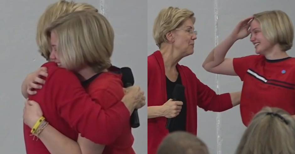 Woman Who Asked Elizabeth Warren Question About Acceptance That Elicited Tears Shares What Senator Whispered in Her Ear - www.thenewcivilrightsmovement.com - county Warren - state Iowa