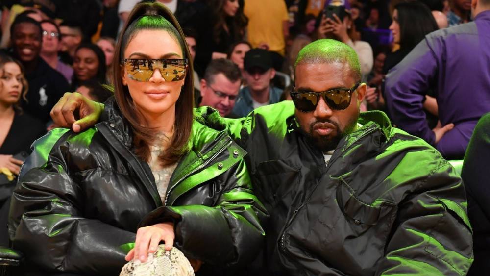 Kim Kardashian Watches Tristan Thompson Play While Snacking on Fries Courtside With Kanye West: Pics - www.etonline.com - Los Angeles - Los Angeles - county Cavalier - county Cleveland
