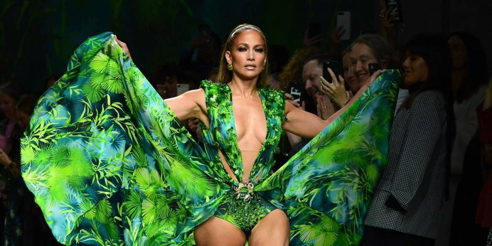 J.Lo Described Donning Her Iconic Versace Dress Two Decades Later as "Empowering" - www.harpersbazaar.com - city Milan