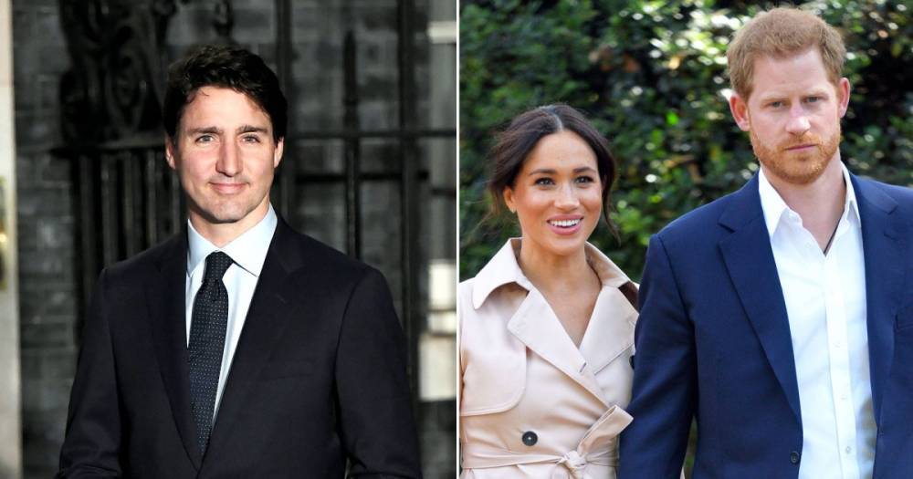 Justin Trudeau Says Canada Is Discussing Ways to Support Harry and Meghan Amid Move - www.usmagazine.com - Canada