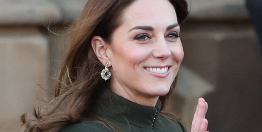 Kate Middleton Wears Mossy Green Alexander McQueen for First Royal Outing of 2020 - www.harpersbazaar.com