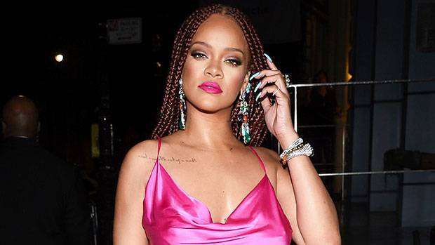 Rihanna Poses In New Lipstick Kiss-Covered Lingerie Ahead Of Next Savage X Fenty Launch - hollywoodlife.com