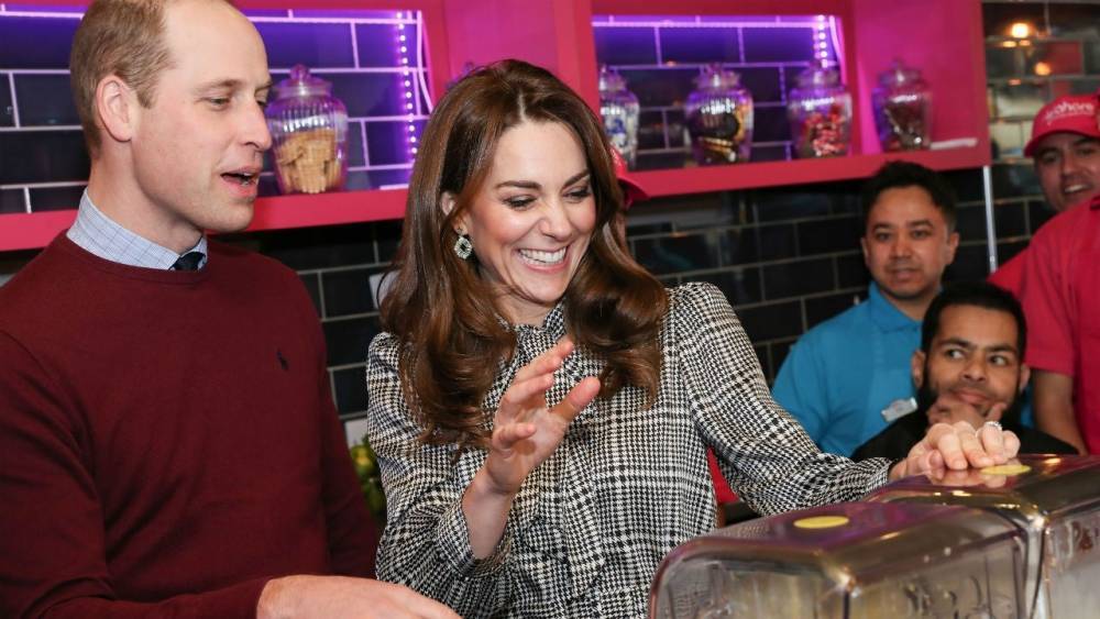 Prince William and Kate Middleton Appear in Good Spirits at First Joint Appearance Since Royal Drama - www.etonline.com - county Hall - county Bradford