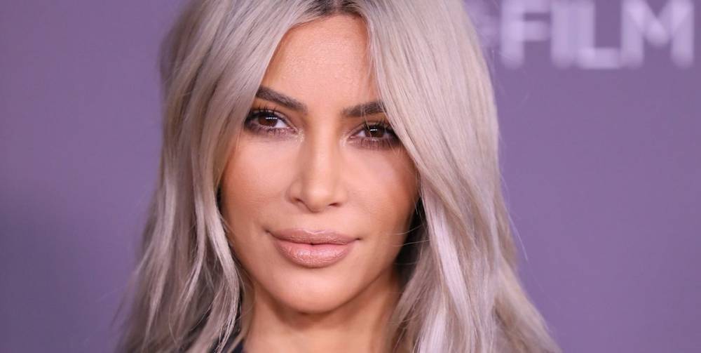 Kim Kardashian Rocks Super Long Platinum Blonde Hair for Her Latest KKW Beauty Collection - www.cosmopolitan.com