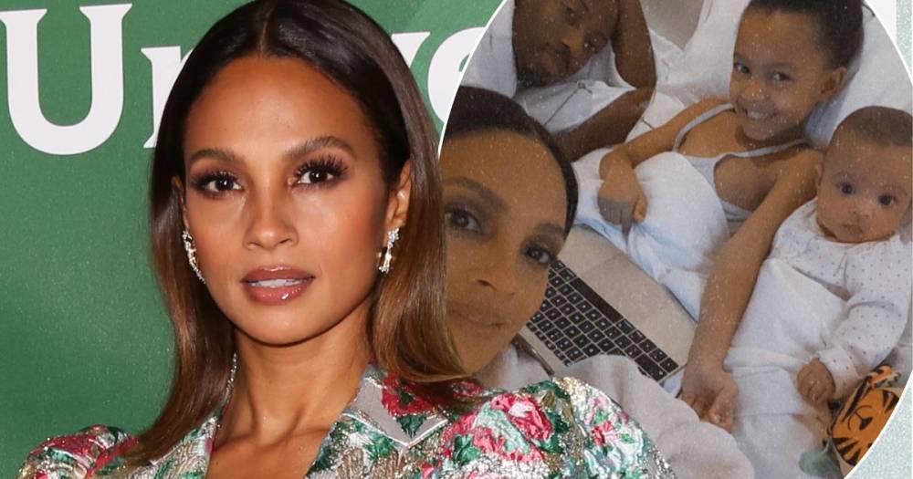Alesha Dixon gives rare glimpse into her family life months after giving birth to daughter Anaya - www.ok.co.uk