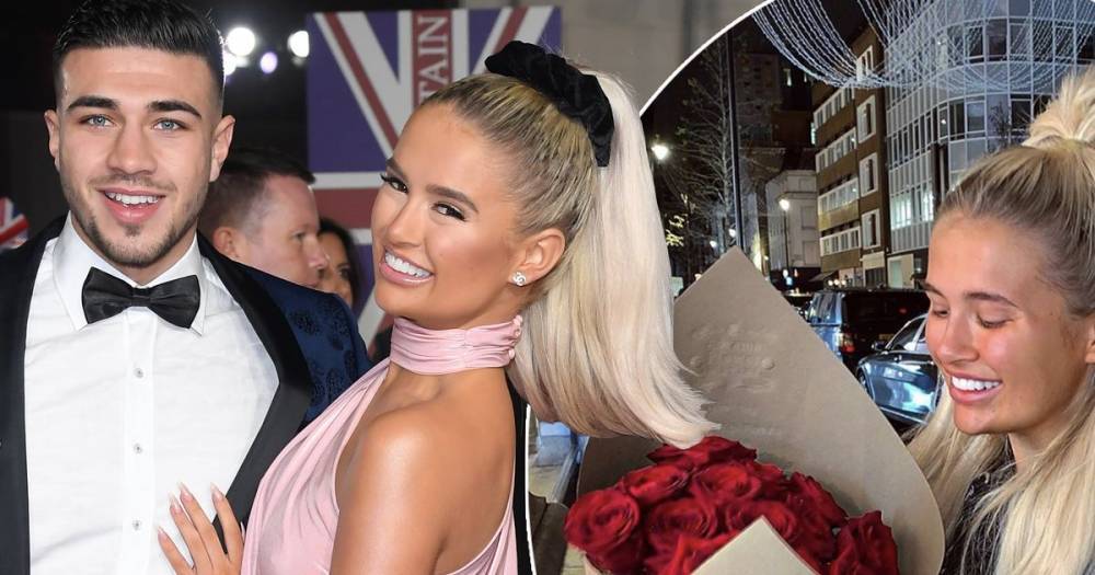Love Island's Molly-Mae Hague praises boyfriend Tommy Fury for sending her a gorgeous bunch of roses - www.ok.co.uk - Hague