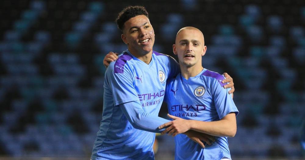 Man City suffer Taylor Harwood-Bellis injury scare as U18s progress in FA Youth Cup - www.manchestereveningnews.co.uk - Manchester - county Morgan - county Rogers