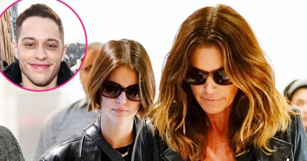 Kaia Gerber Spotted With Mom Cindy Crawford After Split From Pete Davidson - www.usmagazine.com - New York - Miami