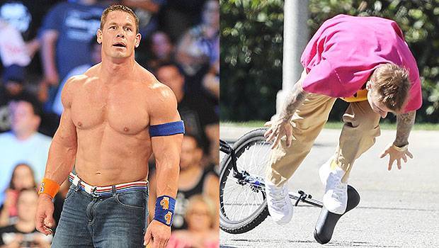 John Cena Reveals He Wants To Fight Justin Bieber In The Ring After Wrestling Meme Goes Viral — Watch - hollywoodlife.com
