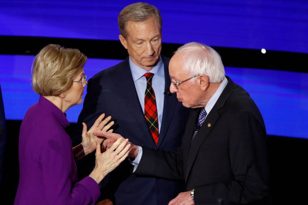 CNN Finds Audio Of Tense Post-Debate Exchange Between Elizabeth Warren And Bernie Sanders - deadline.com - county Warren - county Sanders