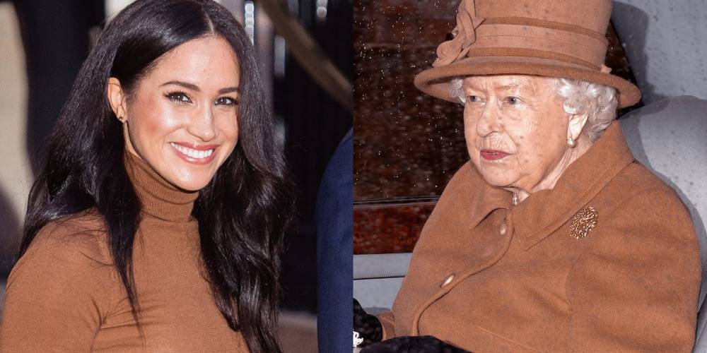 Meghan Markle, the Queen, &amp; Kate Middleton Have All Worn a Lot of Brown Lately - www.marieclaire.com - Canada