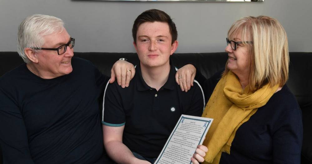 Newmains lad pens beautiful poem, venting his anger at mental health services - www.dailyrecord.co.uk - Scotland