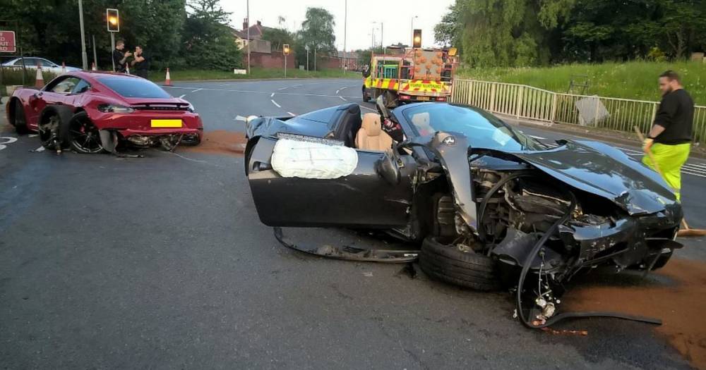 Rich list supercar dealer spared jail after crashing Ferrari while racing Porshe driver - www.dailyrecord.co.uk