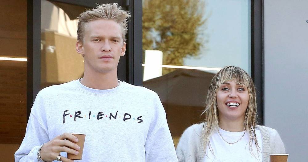 Miley Cyrus and Cody Simpson Hit the Gym Together: ‘Werking Out’ - www.usmagazine.com