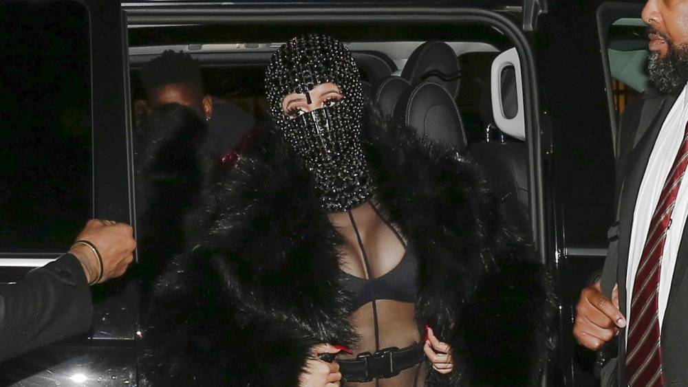 Cardi B Rocks See-Through Catsuit and Mask for Paris Men's Fashion Week -- See the Look! - www.etonline.com