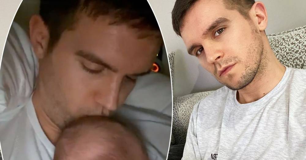Gaz Beadle shares adorable video of sick baby daughter Primrose as he hints they're home from hospital - www.ok.co.uk