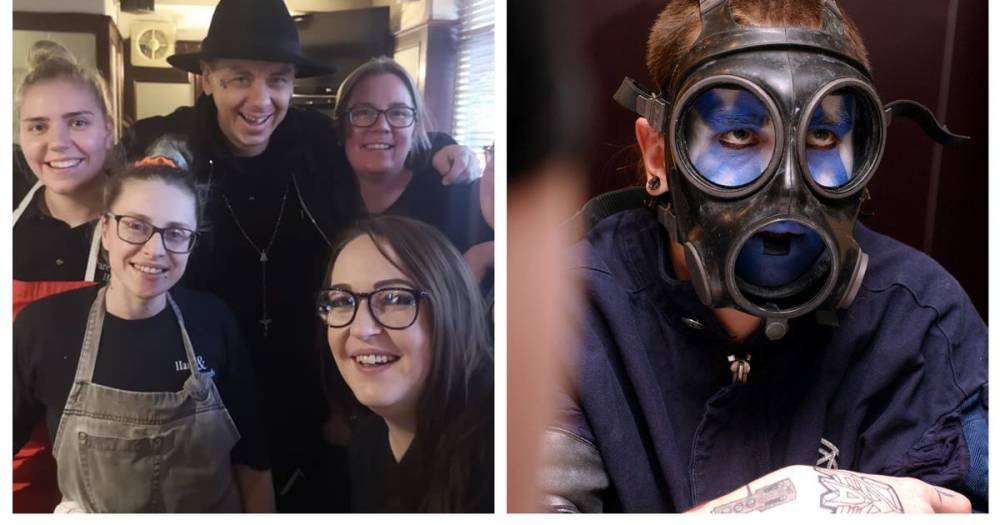 A member of Slipknot went for a cup of tea at a pub in Middleton - www.manchestereveningnews.co.uk - Britain - Manchester