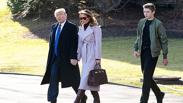 Barron Trump, 13, Is Almost An Entire Head Taller Than Dad Donald Now — He’s Grown So Much In New Pic - hollywoodlife.com