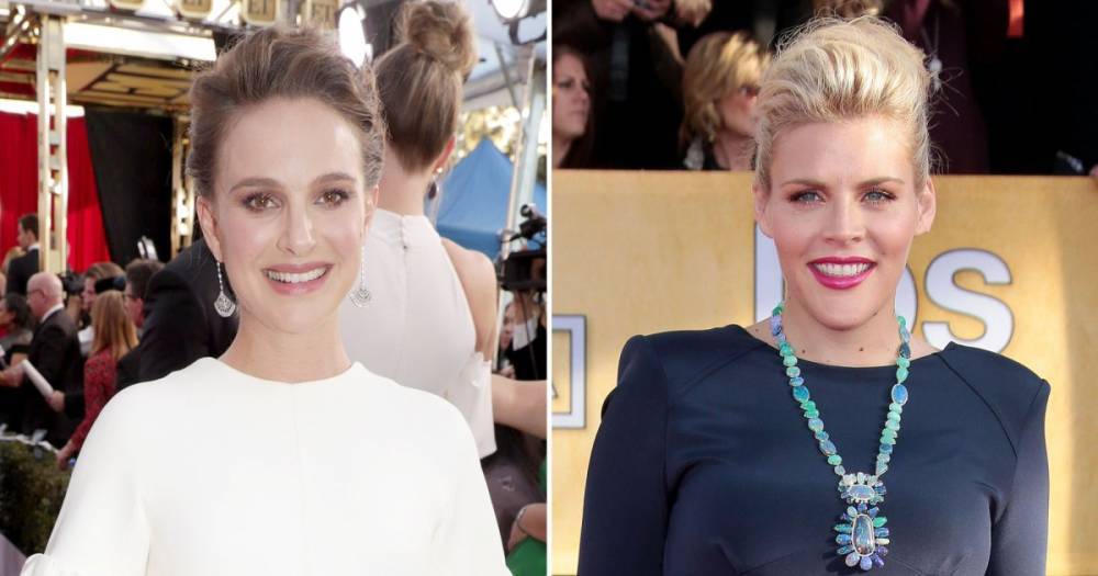 Pregnant Stars Show Baby Bumps at SAG Awards: Natalie Portman, Busy Philipps and More - www.usmagazine.com
