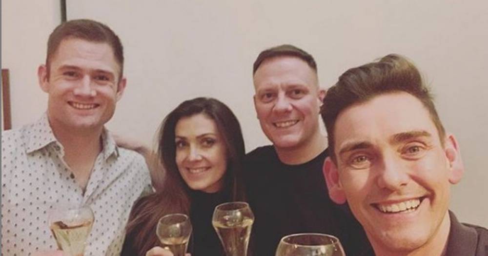 Kym Marsh raises a toast to her love Scott Ratcliff before they're apart again - www.manchestereveningnews.co.uk