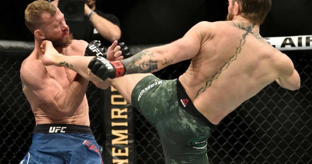 Conor McGregor wipes out Cowboy Cerrone in 40 seconds as fans clamour for Jorge Masvidal UFC showdown - www.dailyrecord.co.uk - Las Vegas