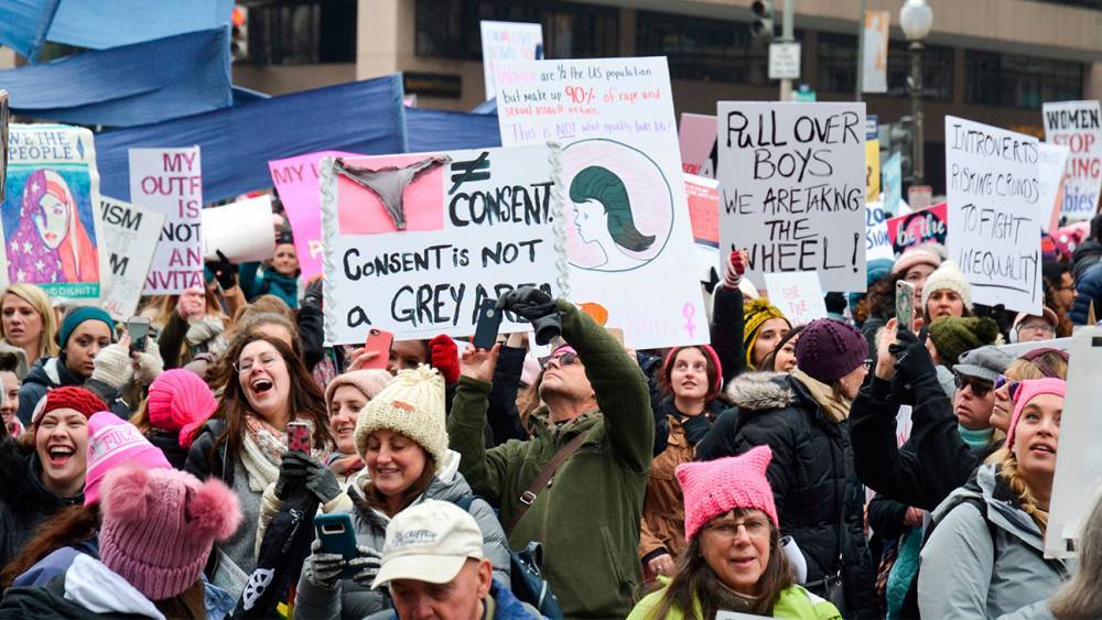 Thousands Gather for Women's March Rallies Across the U.S. - www.hollywoodreporter.com - New York - Columbia