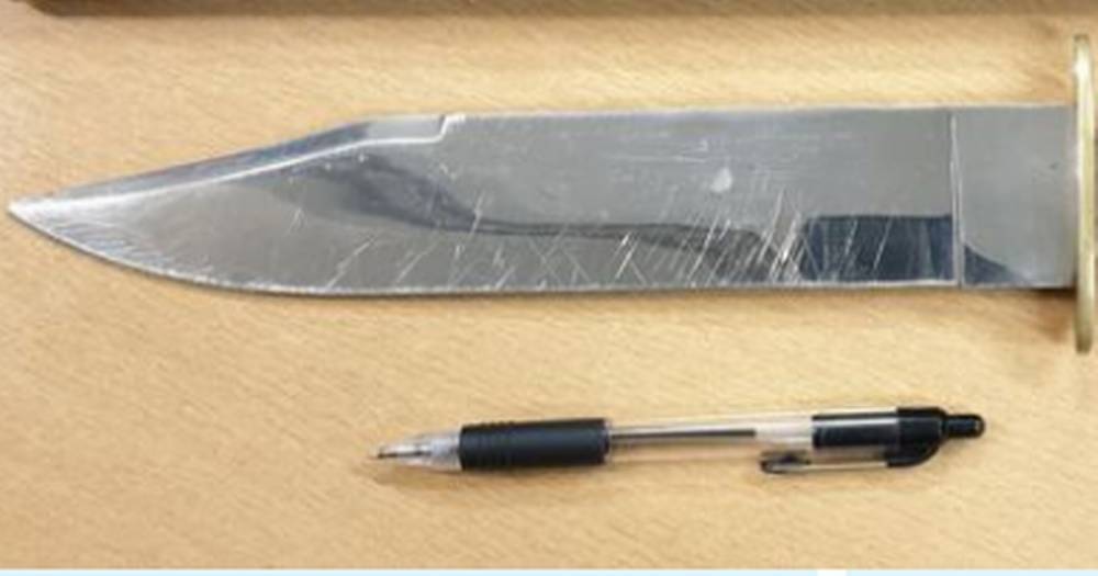 Man seen running through town centre with huge 10-inch knife...he was stopped by a 'fearless' police officer - www.manchestereveningnews.co.uk - Manchester - city Wigan