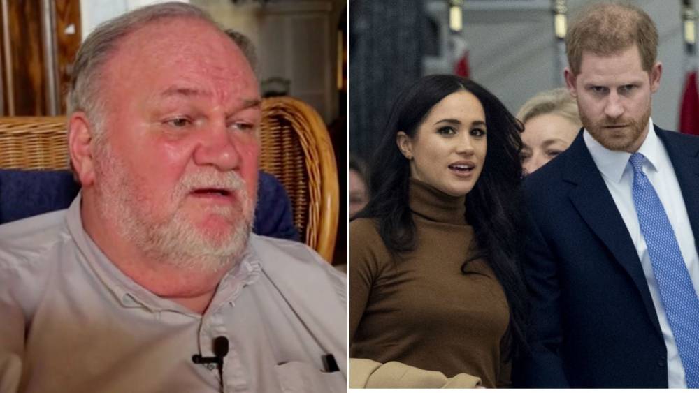 Meghan Markle's Dad Thomas Markle Calls Her Exit From the Royal Family 'Embarrassing' - www.etonline.com