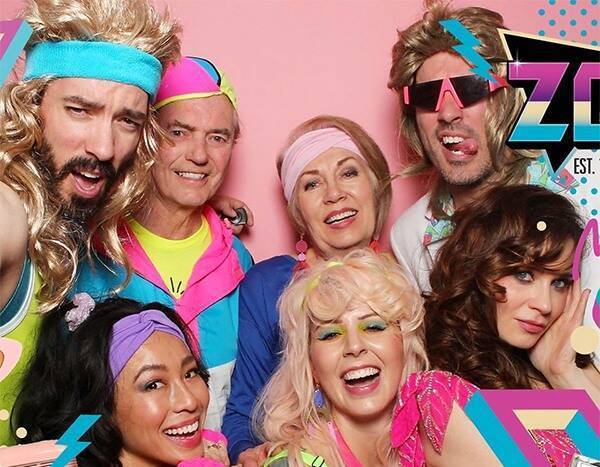 Zooey Deschanel and Jonathan Scott Celebrate Her 40th Birthday at '80s Party - www.eonline.com