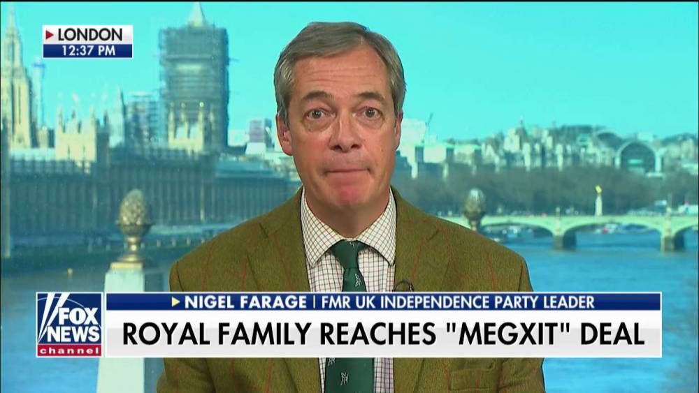 Nigel Farage on Prince Harry, Meghan Markle no longer using royal titles: Queen 'acted decisively' - www.foxnews.com - Britain