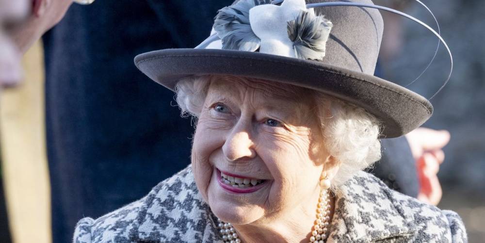 The Queen Is All Smiles at Church Following Her Statement on Harry and Meghan's Royal Exit - www.marieclaire.com