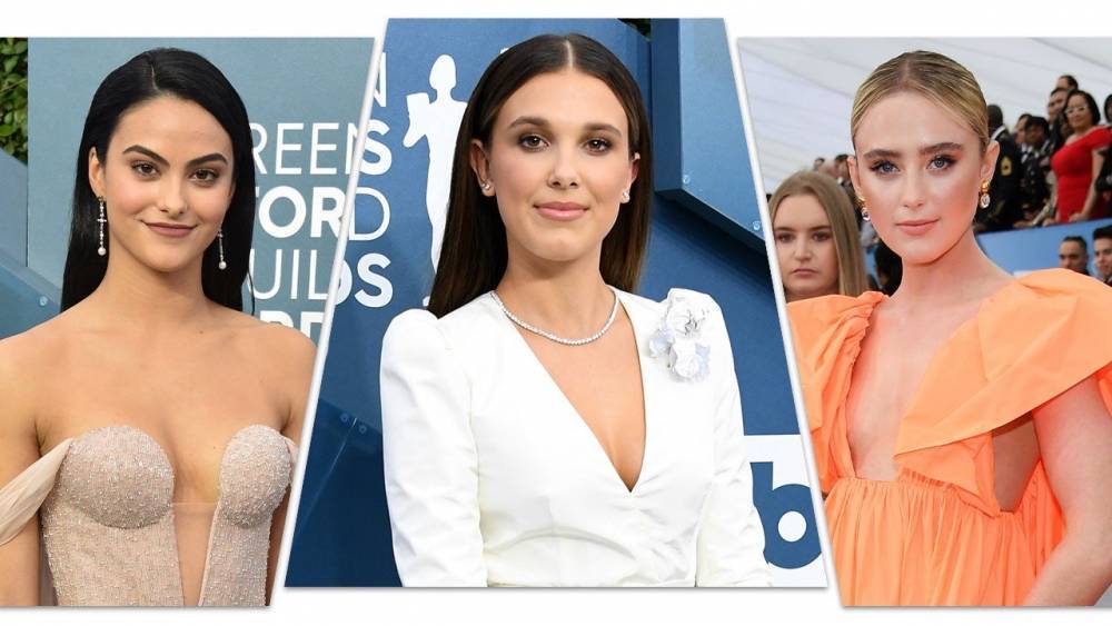 2020 Screen Actors Guild Awards: Red Carpet Arrivals -- Millie Bobby Brown, Camila Mendes and More! - www.etonline.com - county Hall - Los Angeles, county Hall