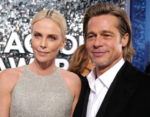 Brad Pitt Is a Total Stud in a White (Unbuttoned!) Dress Shirt at the 2020 SAG Awards - www.eonline.com