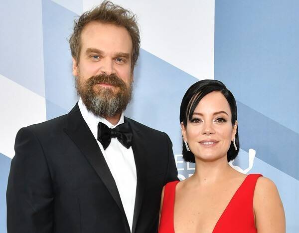 David Harbour and Lily Allen Make Red Carpet Debut as a Couple at the 2020 SAG Awards - www.eonline.com - Los Angeles