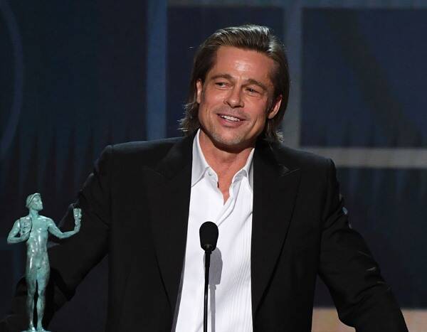 Brad Pitt Made A Bit of Fun Of Himself and His Romantic History During His 2020 SAG Awards Speech - www.eonline.com - Hollywood