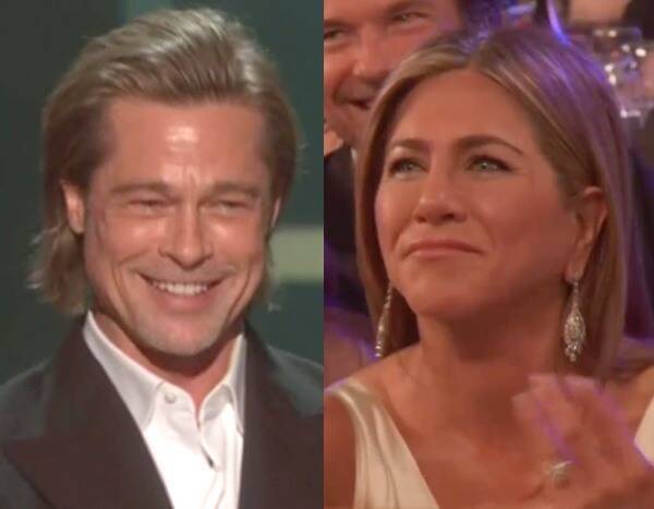 Jennifer Aniston's Reaction to Brad Pitt's 2020 SAG Awards Acceptance Speech Just Stole the Show - www.eonline.com - Hollywood