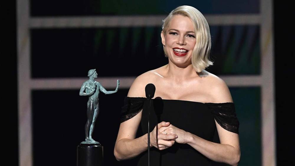 SAG Awards: Michelle Williams Recalls Acting Advice From Ben Kingsley in Acceptance Speech - www.hollywoodreporter.com