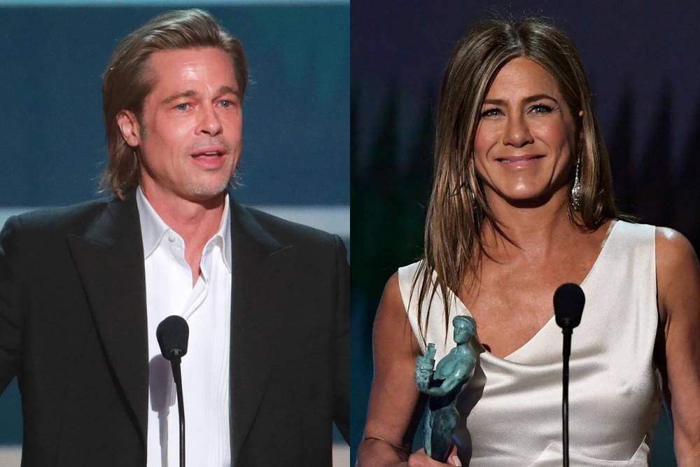 The Brad Pitt and Jennifer Aniston Reunion You've Been Waiting for Finally Happened at the 2020 SAGs - www.tvguide.com - city Tinseltown