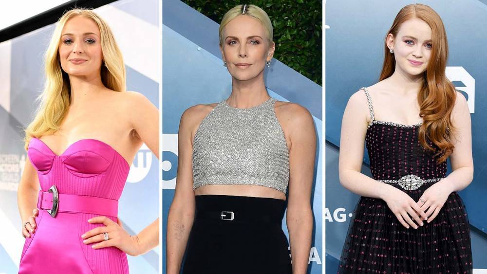 All the Best Belts at the SAG Awards, Worn by Sophie Turner and Charlize Theron - www.hollywoodreporter.com