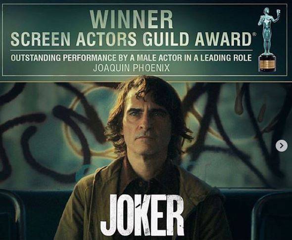 SEE WINNERS! Joaquin Phoenix bags Best Male Lead SAG Award for Joker - www.peoplemagazine.co.za - Hollywood