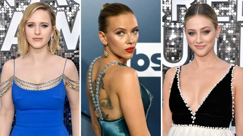 Stars Don Sparkly Straps and Hair Jewelry at SAG Awards - www.hollywoodreporter.com