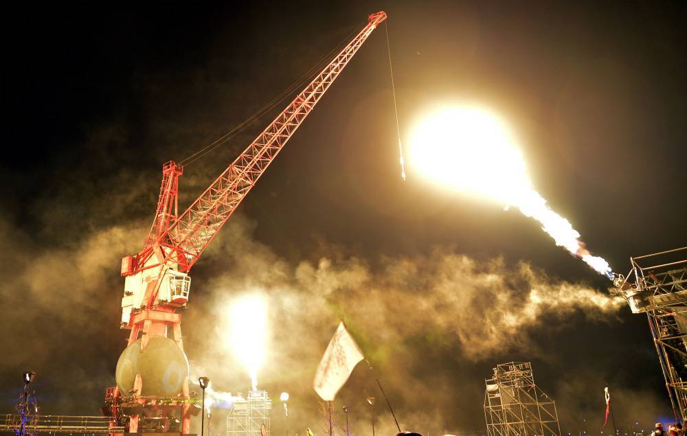 Glastonbury’s Pangea crane won’t be allowed to remain on site all year round - www.nme.com - county Somerset